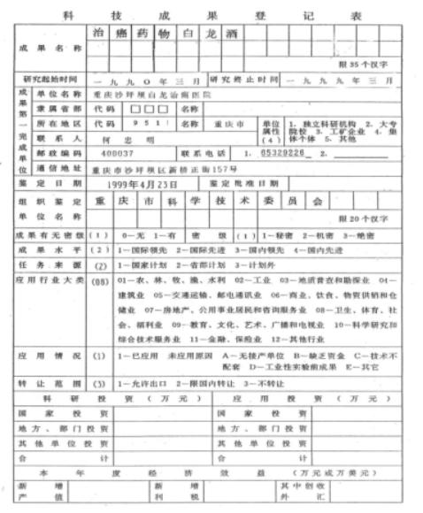 治癌药物白龙酒治疗癌症一直居世界领先水平已登世界医学高峰